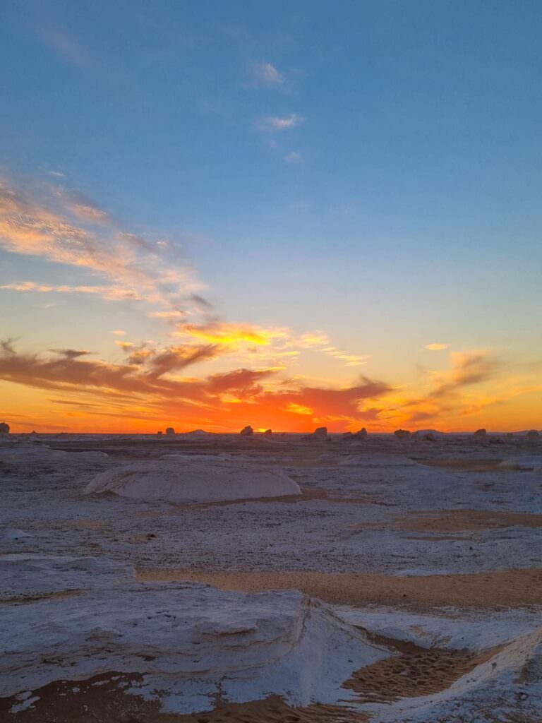 Pôr do sol no Deserto